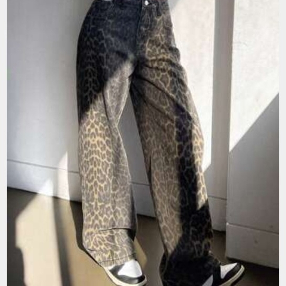 Leopard Print Women's Jeans